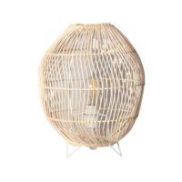 Lampe en rotin simple et minimaliste