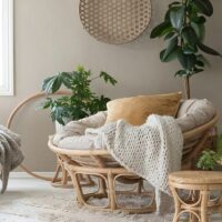 Loveuse en rotin confortable et naturel