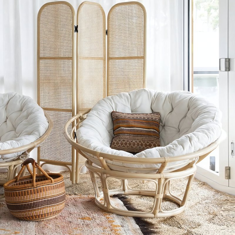 Loveuse en rotin confortable et naturel