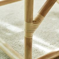 Berceau en rotin lit surélevé à bascule pour bébé style nordique