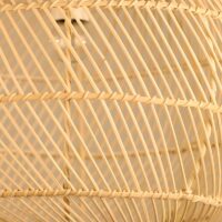Suspension en rotin et bambou boule naturel style japonais CHECHE