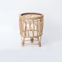 Décoration en rotin et bambou support pot de fleur LALSO