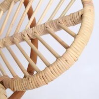 Fauteuil en rotin artisanal fleur style ethnique inca FLOS