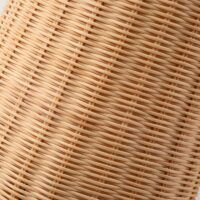 Lampe en rotin de sol pour salon naturelle et chic petite CLAUDIA