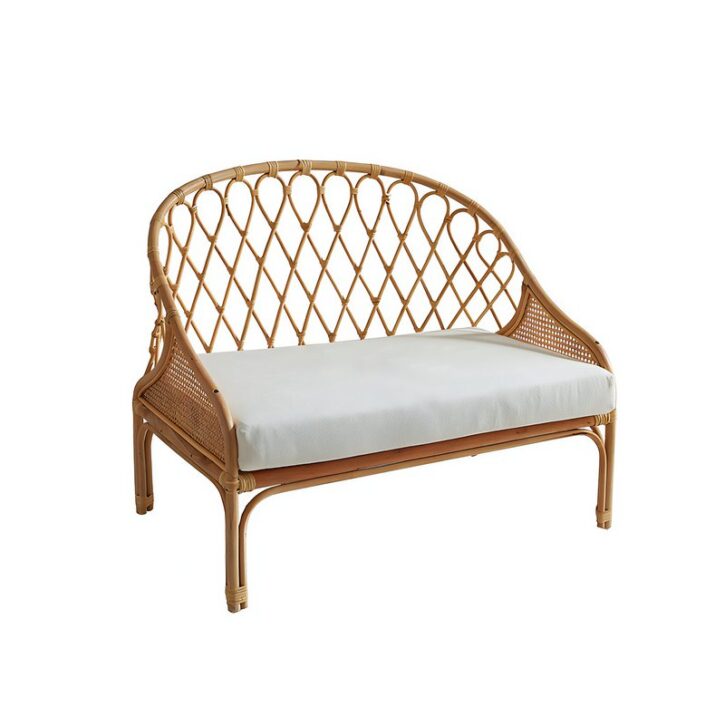 Lit en rotin modulable et convertible en fauteuil et table ATOUT