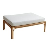 Lit en rotin modulable et convertible en fauteuil et table ATOUT