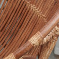 Loveuse en rotin fauteuil avec coussin confortable de repos CORBELLA