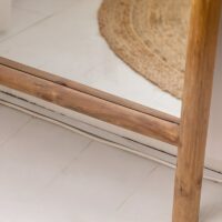 Miroir en rotin bois solide murale posé style campagne AVRIL