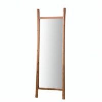 Miroir en rotin bois solide murale posé style campagne AVRIL