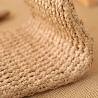 Pouf en rotin tressé et fibre naturelle pour le sol avec dossier fin confortable VASICILI